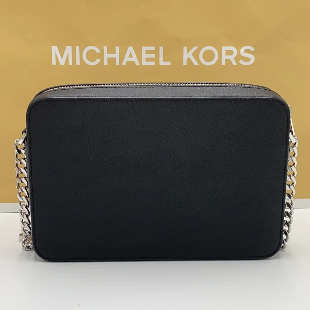 MICHAEL KORS JST LARGE EAST WEST CROSSBODY BLACK - Picture 3 of 13